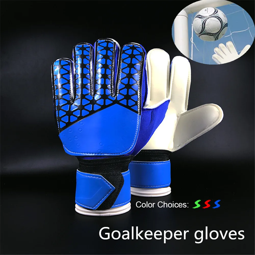 A Pair Goalkeeper Full latex PU gloves Goalie Keeper Gloves Roll Finger Soccer Sports protection Gloves anti-slip Durable Gift
A Pair Goalkeeper Full latex PU gloves Goalie Keeper Gloves Roll Finger Soccer Sports protection Gloves anti-slip Durable Gift