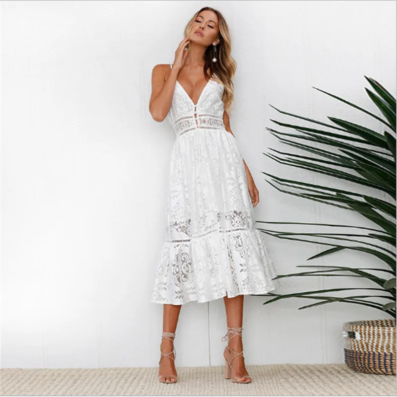 White pearls sexy women summer dress 2019 Hollow out embroidery bodycon cotton dress Evening party solid long vestidos
White pearls sexy women summer dress 2019 Hollow out embroidery bodycon cotton dress Evening party solid long vestidos