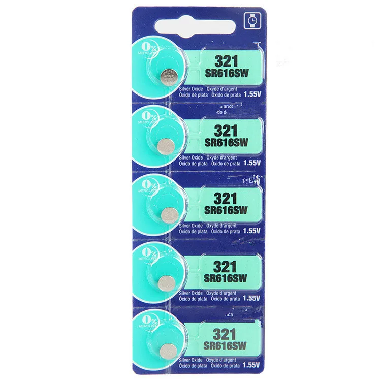 5pcs 321 SR616SW SR616W Cell Button Batteries Silver Oxide men ladies children watches
5pcs 321 SR616SW SR616W Cell Button Batteries Silver Oxide men ladies children watches
