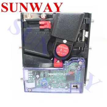 CH-268T Top Entry Single Vertical Coin Acceptor Token Selector Coin Mech for Arcade Game Cabinet Kiosk Vending Machines
CH-268T Top Entry Single Vertical Coin Acceptor Token Selector Coin Mech for Arcade Game Cabinet Kiosk Vending Machines