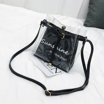 Bags for women bag 2pcs Summer Small Transparent Jelly Wild Simple Shoulder torebka damska woman bag 2019 sac bandouliere femme
Bags for women bag 2pcs Summer Small Transparent Jelly Wild Simple Shoulder torebka damska woman bag 2019 sac bandouliere femme