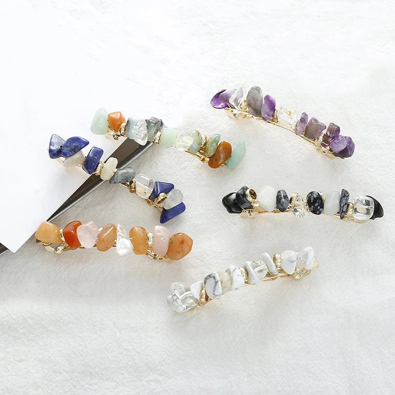 Korea Hair Clips Battery Wild Girl Net Red Hair Retro Geometric Natural Stone Spring Clip Hair Accessories Dropship 2019
Korea Hair Clips Battery Wild Girl Net Red Hair Retro Geometric Natural Stone Spring Clip Hair Accessories Dropship 2019