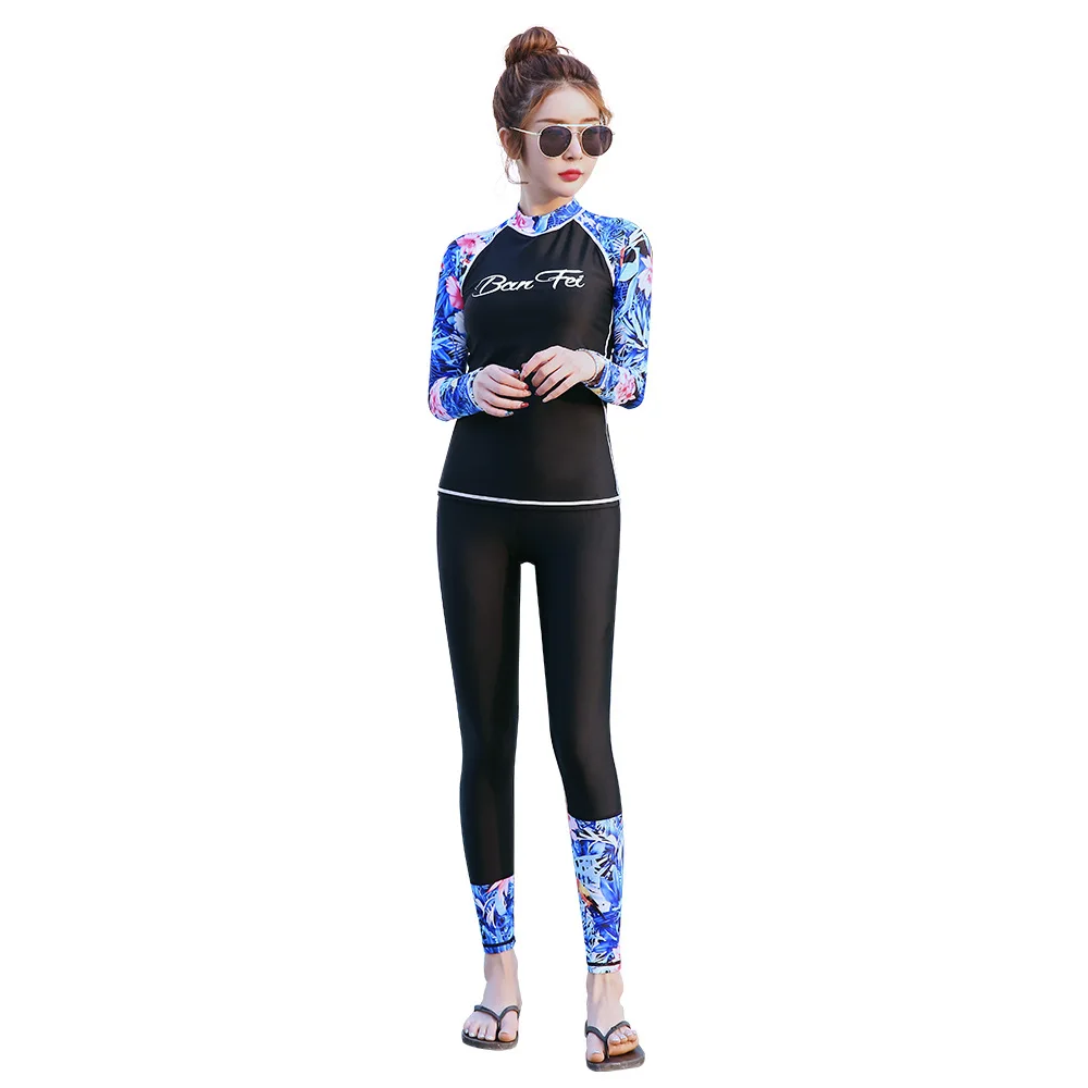 New Women Rash Guards Swimsuit Female Long Sleeve Swimwear Diving Suit Longt Pant maillot de bia Bodysuit Surf Rash Guard
New Women Rash Guards Swimsuit Female Long Sleeve Swimwear Diving Suit Longt Pant maillot de bia Bodysuit Surf Rash Guard