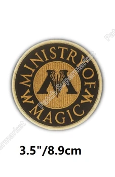 3.5" Harry Ministry of Magic Logo iron on patches TV Movie Series Embroidered halloween cosplay costume clothing diy
3.5" Harry Ministry of Magic Logo iron on patches TV Movie Series Embroidered halloween cosplay costume clothing diy