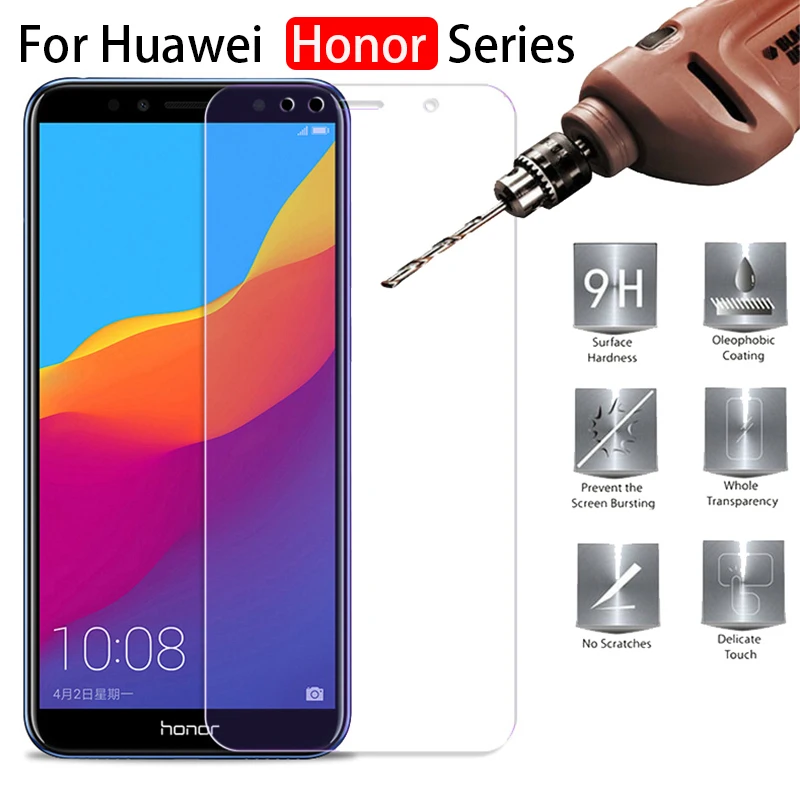 Защитная пленка на стекло для huawei honor 7c 6c 5c из закаленного стекла homor 4c 3c 8c экрана