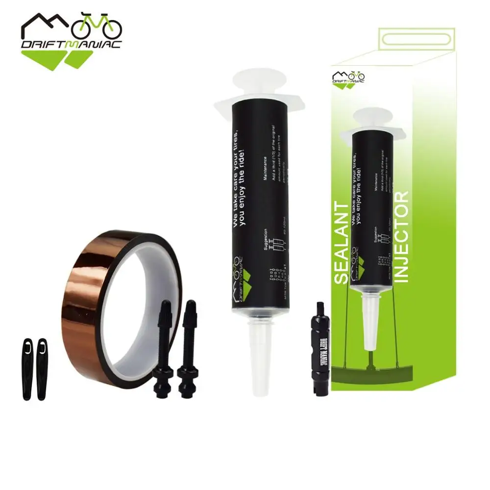DRIFT MANIAC Tubeless Tire Conversion Tools Kit Valve/Rim Tape/Injector/Core Tools/Tire Lever No-tube System Repair Tools
DRIFT MANIAC Tubeless Tire Conversion Tools Kit Valve/Rim Tape/Injector/Core Tools/Tire Lever No-tube System Repair Tools