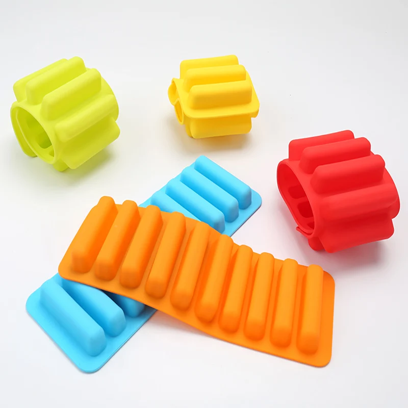 1PC 26*9.5*2.6cm Sweet Color Silicone Ice Mold 10 Lattice Finger Biscuit Mould Practical Baking & Pastry Tools
1PC 26*9.5*2.6cm Sweet Color Silicone Ice Mold 10 Lattice Finger Biscuit Mould Practical Baking & Pastry Tools
