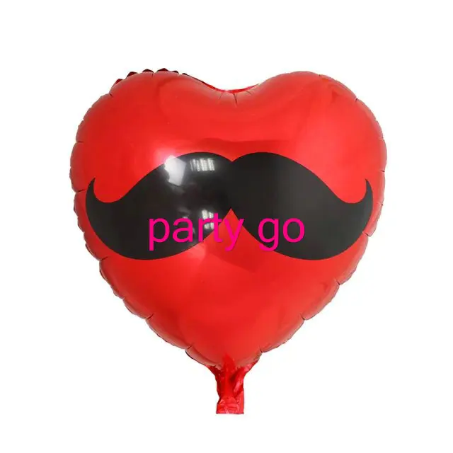 Balloons Aluminum Foil Balloon 18 inch Birthday Party Wedding Halloween Decartion Red Heart Printed Black Mustache
Balloons Aluminum Foil Balloon 18 inch Birthday Party Wedding Halloween Decartion Red Heart Printed Black Mustache