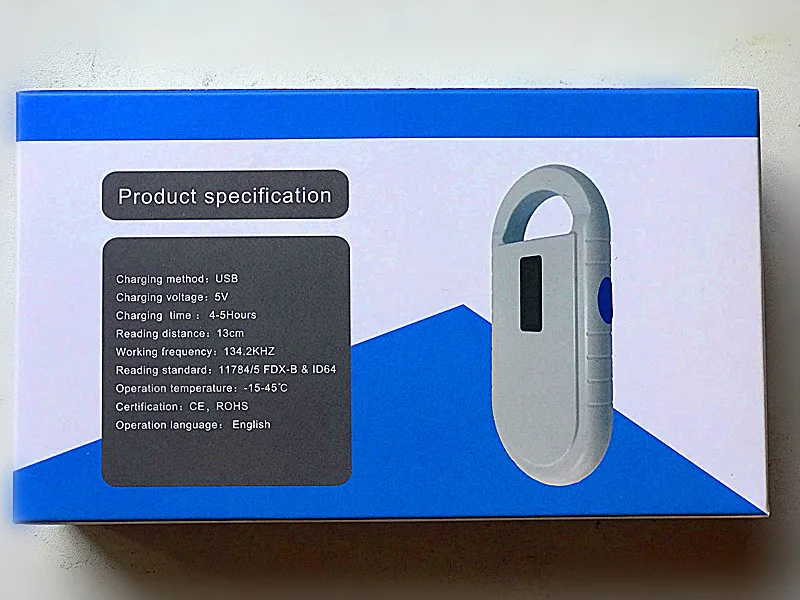 ISO FDX-B Pet RFID Chip Reader OLED Display Portable Animal Microchip Scanner for Dog Cat
ISO FDX-B Pet RFID Chip Reader OLED Display Portable Animal Microchip Scanner for Dog Cat