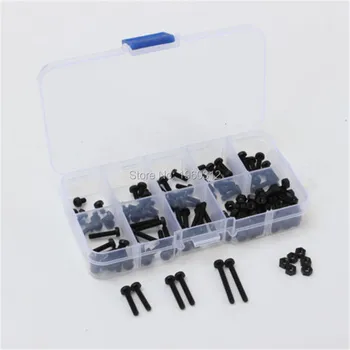 160pcs/set Metric M3 Black Nylon Phillips Pan Head Machine Screws and Nuts Assortment Set kit Sample box
160pcs/set Metric M3 Black Nylon Phillips Pan Head Machine Screws and Nuts Assortment Set kit Sample box