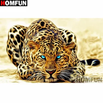 HOMFUN Full Square/Round Drill 5D DIY Diamond Painting "Leopard animal" Embroidery Cross Stitch 3D Home Decor Gift A16905 
HOMFUN Full Square/Round Drill 5D DIY Diamond Painting "Leopard animal" Embroidery Cross Stitch 3D Home Decor Gift A16905
