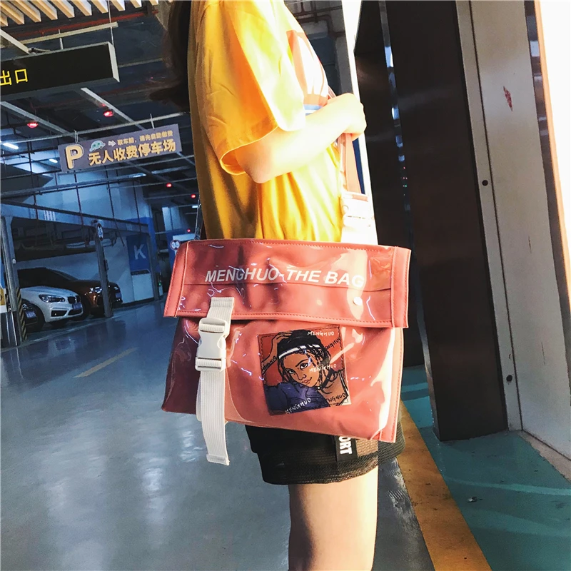 Menghuo Brand European Designer Crossbody Bags Motorcycle Shoulder Messenger Bag Women PU Leather Handbags for Cool Girls Boys (38)