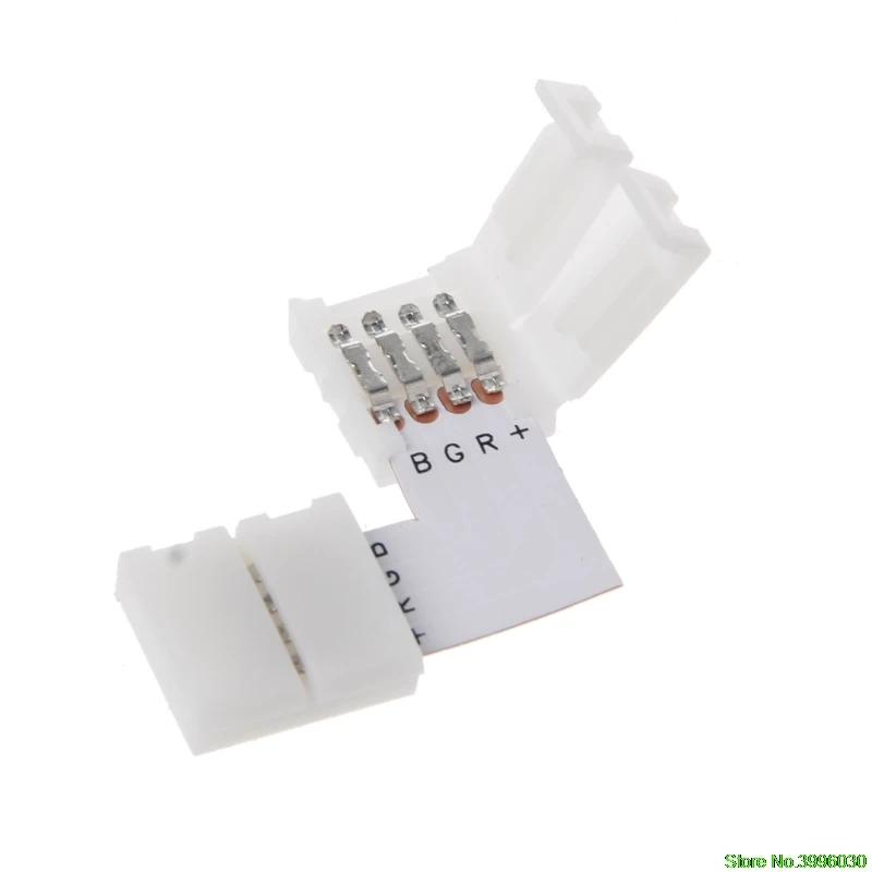 4 Pin LED Connector L Shape Corner Quick Splitter Right Angle 10mm 5050 RGB LED Strip Light
4 Pin LED Connector L Shape Corner Quick Splitter Right Angle 10mm 5050 RGB LED Strip Light
