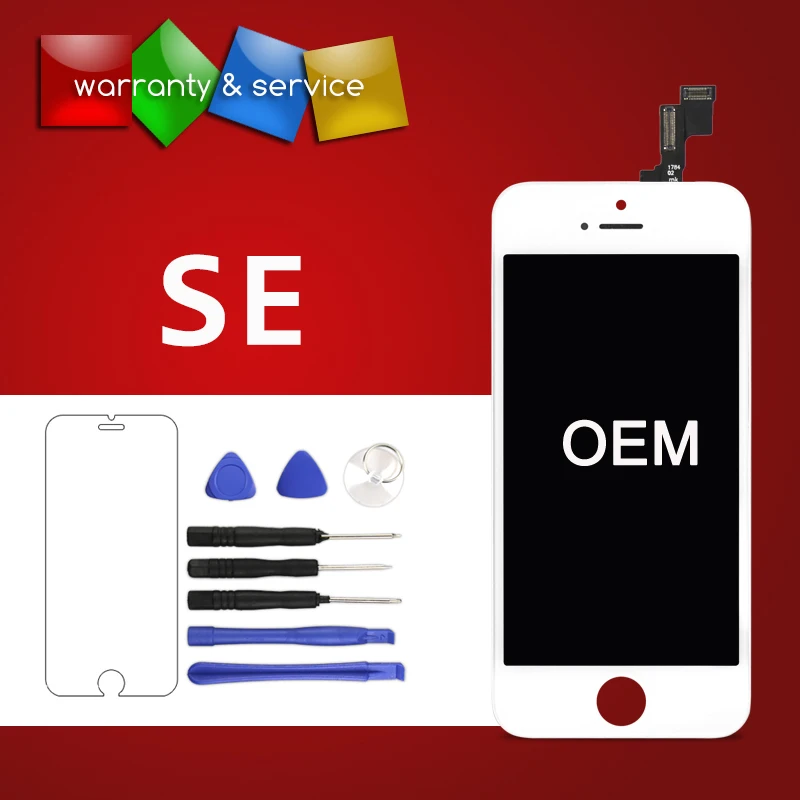 100% Brand New 1PCS Grade OEM LCD Screen For iPhone SE LCD Display Digitizer Assembly Replacement
100% Brand New 1PCS Grade OEM LCD Screen For iPhone SE LCD Display Digitizer Assembly Replacement
