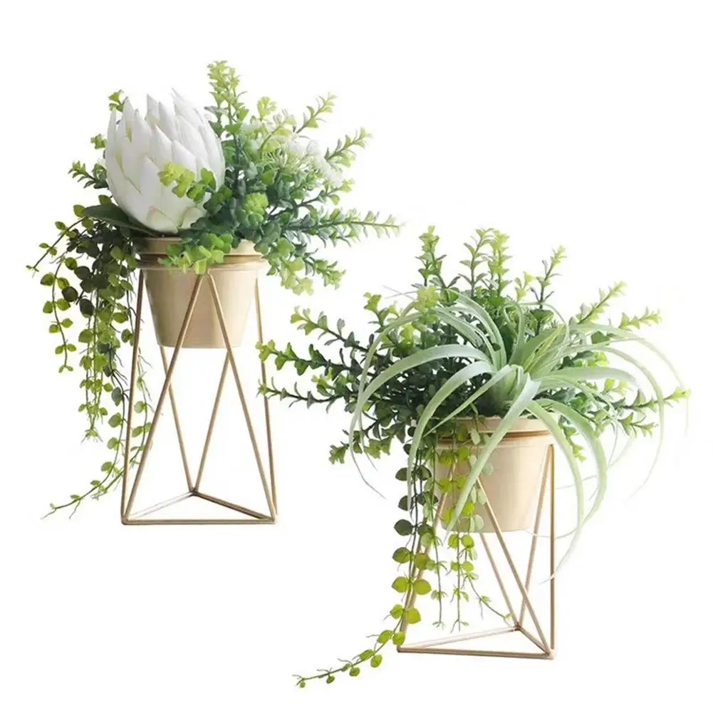 Gold Metal Iron Flower Holder Stand Innovative Home Model House Living Room Table Decoration Flower Planter
Gold Metal Iron Flower Holder Stand Innovative Home Model House Living Room Table Decoration Flower Planter