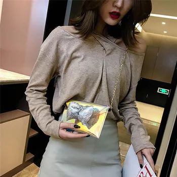 NOENNAME_NULL 2019 Women Transparent Messenger Bag Bow Sequins Change Small Square Package
NOENNAME_NULL 2019 Women Transparent Messenger Bag Bow Sequins Change Small Square Package