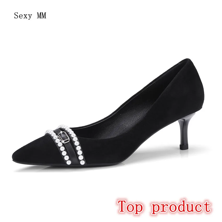 Genuine Leather Stiletto High Heels Women Pumps Woman High Heel Wedding Party Shoes Kitten Heels Plus Size 33 - 40 41 42 43
Genuine Leather Stiletto High Heels Women Pumps Woman High Heel Wedding Party Shoes Kitten Heels Plus Size 33 - 40 41 42 43