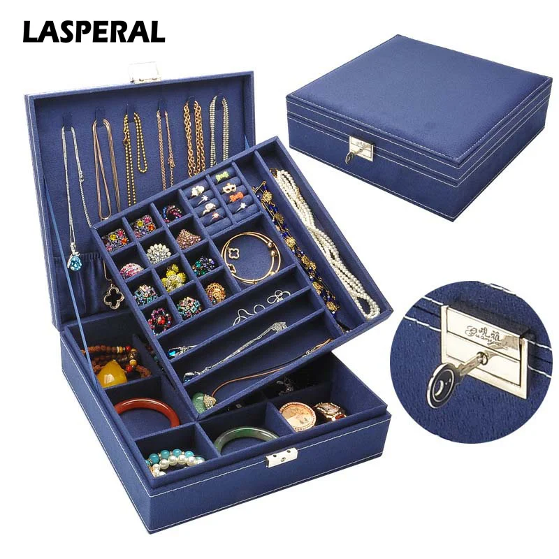 Hoomall Large Capacity Women Earrings Necklace Bracelet Casket for Decoration Wooden Multilayer Flannelette Jewelry Box
Hoomall Large Capacity Women Earrings Necklace Bracelet Casket for Decoration Wooden Multilayer Flannelette Jewelry Box