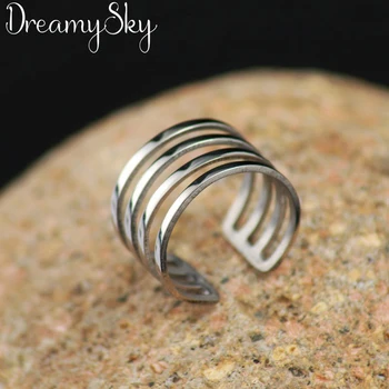 New Arrivals Silver Color Multi layer Rings For Women Trendy Adjustable Size Ring Lady Statement Jewelry High Quality 
New Arrivals Silver Color Multi layer Rings For Women Trendy Adjustable Size Ring Lady Statement Jewelry High Quality