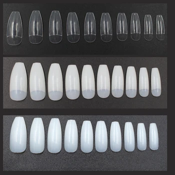 500PCS Long Ballerina Half Tip Nail Tip Clear Coffin False Nails 10 size 0-9 ABS Artificial DIY False Fake UV Gel Nail Art Tips
500PCS Long Ballerina Half Tip Nail Tip Clear Coffin False Nails 10 size 0-9 ABS Artificial DIY False Fake UV Gel Nail Art Tips
