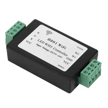 H801 WiFi LED RGB rgbw Controller Android Phone WLAN Control Router for RGB RGBW WS2811 LED Strip Light Lamp DC 5-24V
H801 WiFi LED RGB rgbw Controller Android Phone WLAN Control Router for RGB RGBW WS2811 LED Strip Light Lamp DC 5-24V