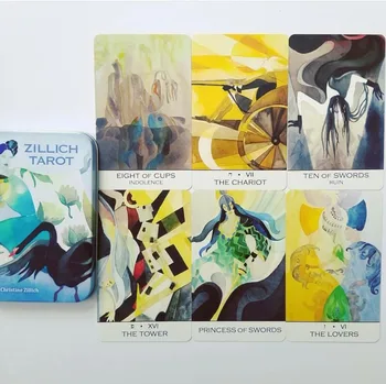 Full English Zillich Tarot cards Factory Made High Quality Deck Board Game Cards
Full English Zillich Tarot cards Factory Made High Quality Deck Board Game Cards