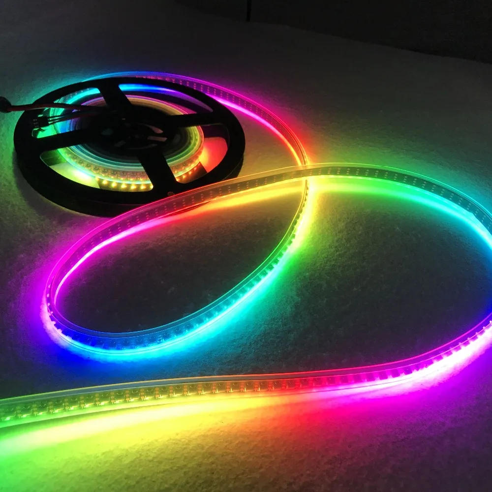 3m/roll side-emitting addressable 144LEDs/m DC5V SK6812-SIDE-4020led pixel strip;waterproof in silicon tube;black pcb
3m/roll side-emitting addressable 144LEDs/m DC5V SK6812-SIDE-4020led pixel strip;waterproof in silicon tube;black pcb