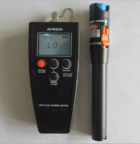 APM820 -70~+10dBm Handheld Optical Power Meter and Fiber Tester Visual Fault Locator 10mw
APM820 -70~+10dBm Handheld Optical Power Meter and Fiber Tester Visual Fault Locator 10mw