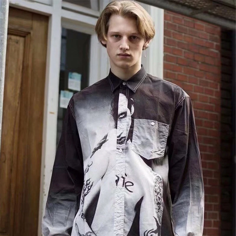 2019 New VETEMENTS High Street Fashion Shirt Black White Print Loose Shirt VETEMENTS Best Men Women Shirts
2019 New VETEMENTS High Street Fashion Shirt Black White Print Loose Shirt VETEMENTS Best Men Women Shirts