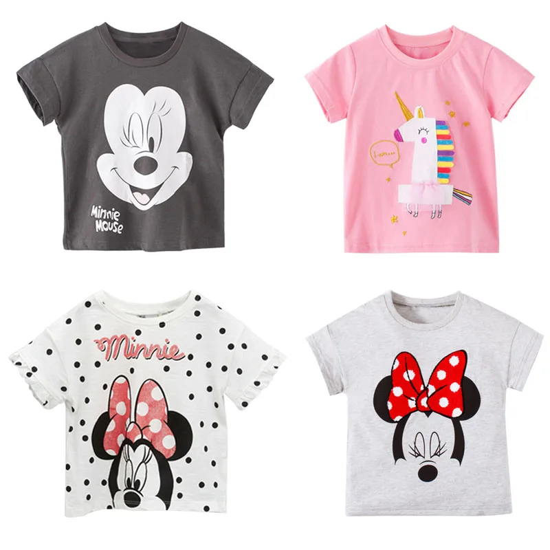 Summer Children Clothing Girls T Shirt Cotton Minnie Short Sleeve T-shirt Kid Girl Unicorn Cute Cartoon T-shirt 2-7T Shirt Tops
Summer Children Clothing Girls T Shirt Cotton Minnie Short Sleeve T-shirt Kid Girl Unicorn Cute Cartoon T-shirt 2-7T Shirt Tops
