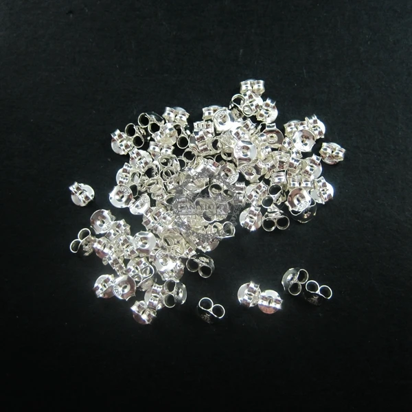 5mm 925 sterling silver round earring stud post solid silver earrings back DIY supplies findings 1702059
5mm 925 sterling silver round earring stud post solid silver earrings back DIY supplies findings 1702059