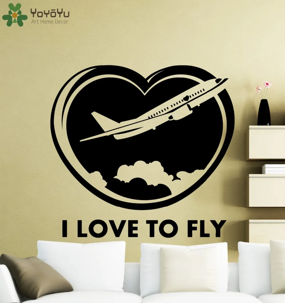 Plane Pattern Quote I Love To Fly Heart Vinyl Wall Sticker Travel Aircraft Interior Removable Home Decor DIY Gift Art MuralSY482
Plane Pattern Quote I Love To Fly Heart Vinyl Wall Sticker Travel Aircraft Interior Removable Home Decor DIY Gift Art MuralSY482