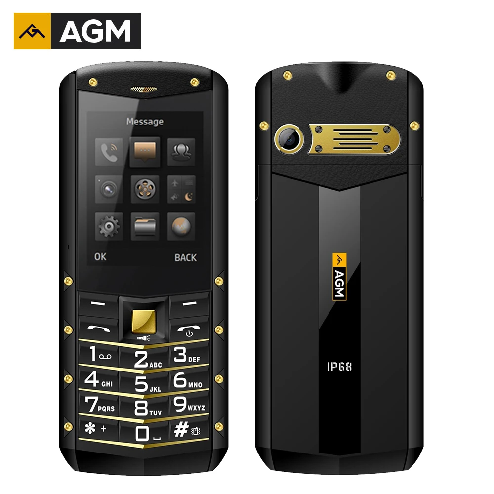 AGM M2 Russian keyboard IP68 Waterproof Shockproof Dustproof 2G GSM Phone 2.4Inch SC6531DA 32MB+32MB 0.3MP 1970mAh Mobile Phone
AGM M2 Russian keyboard IP68 Waterproof Shockproof Dustproof 2G GSM Phone 2.4Inch SC6531DA 32MB+32MB 0.3MP 1970mAh Mobile Phone