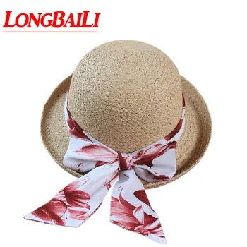 LongBaiLi Summer Elegant Raffia Straw Sun Beach Hat For Women Wide Brim Round Top PGSX016
LongBaiLi Summer Elegant Raffia Straw Sun Beach Hat For Women Wide Brim Round Top PGSX016