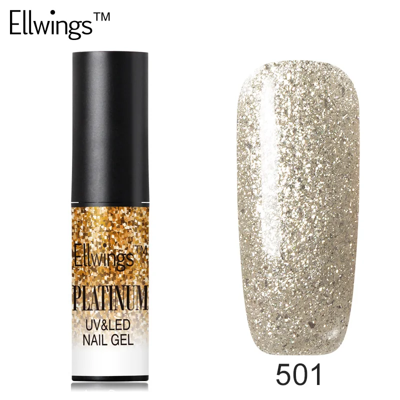 Ellwings Super Glitter Effect Platinum Nail Gel Lacquer Semi Permanent UV Nail Polish Soak Off Gel Varnish 12 Colors
Ellwings Super Glitter Effect Platinum Nail Gel Lacquer Semi Permanent UV Nail Polish Soak Off Gel Varnish 12 Colors