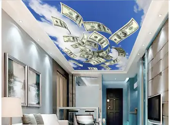 Custom photo background 3d ceiling murals wallpaper Non-woven sky scattered banknotes decoration painting wallpaper for walls 3d
Custom photo background 3d ceiling murals wallpaper Non-woven sky scattered banknotes decoration painting wallpaper for walls 3d