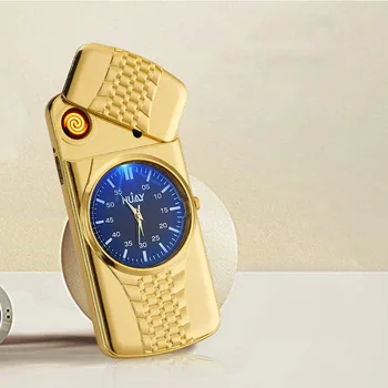 Watch Cigarette Men Heating wire lighter watch USB rechargeable tops fashion Creative lighter Zinc alloy clock male gifts
Watch Cigarette Men Heating wire lighter watch USB rechargeable tops fashion Creative lighter Zinc alloy clock male gifts