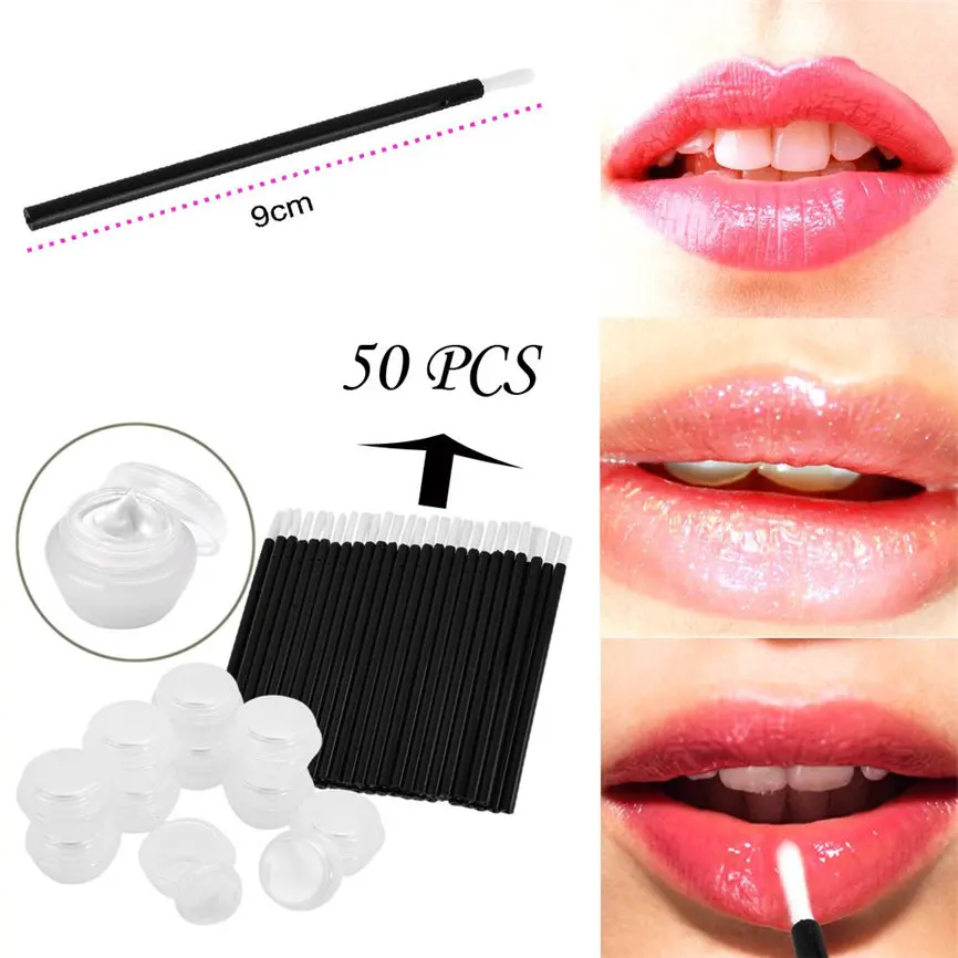 10 Pcs Empty Clear Plastic Cosmetic Containers 2.8*2.8*2.4cm + 50 Pcs Wool Fiber Lip Brush 9cm Dropshipping 1206
10 Pcs Empty Clear Plastic Cosmetic Containers 2.8*2.8*2.4cm + 50 Pcs Wool Fiber Lip Brush 9cm Dropshipping 1206