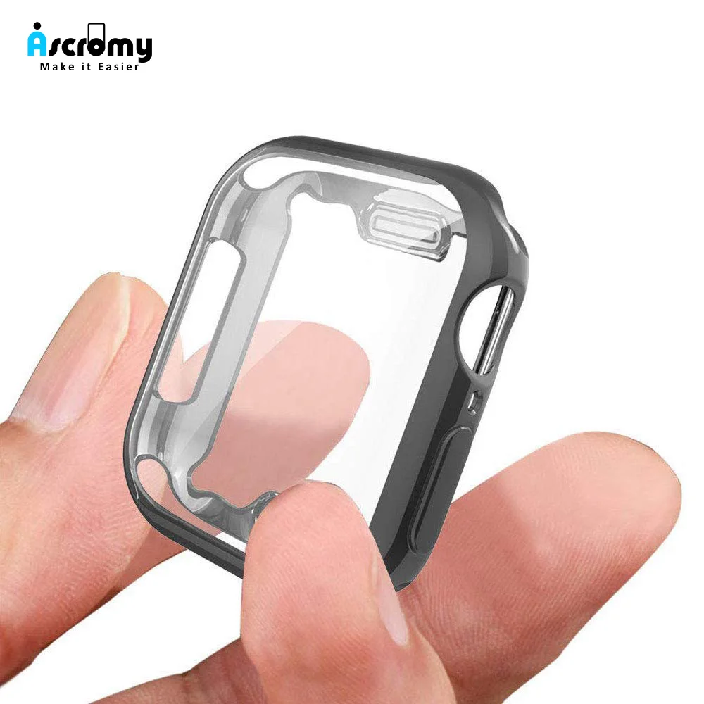 Ascromy phone case for Apple Watch Series 4 40MM 44MM Screen Protector soft tpu shockproof bumper case for iwatch 4 Accessories
Ascromy phone case for Apple Watch Series 4 40MM 44MM Screen Protector soft tpu shockproof bumper case for iwatch 4 Accessories