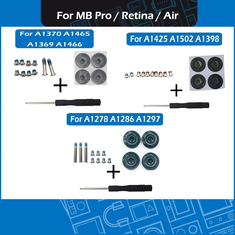 2010-2015 New bottom case screws set for Macbook Pro A1278 A1286 A1297 Retina A1425 A1502 A1398 Air A1369 A1466 A1370 A1465
2010-2015 New bottom case screws set for Macbook Pro A1278 A1286 A1297 Retina A1425 A1502 A1398 Air A1369 A1466 A1370 A1465