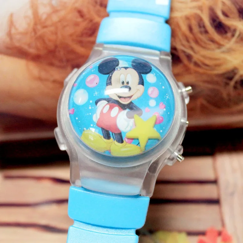 Disney Mickey mouse Children watch cartoonFrozen Elsa flashing light glowing electronic watch girl boy toy watch luminous watch
Disney Mickey mouse Children watch cartoonFrozen Elsa flashing light glowing electronic watch girl boy toy watch luminous watch