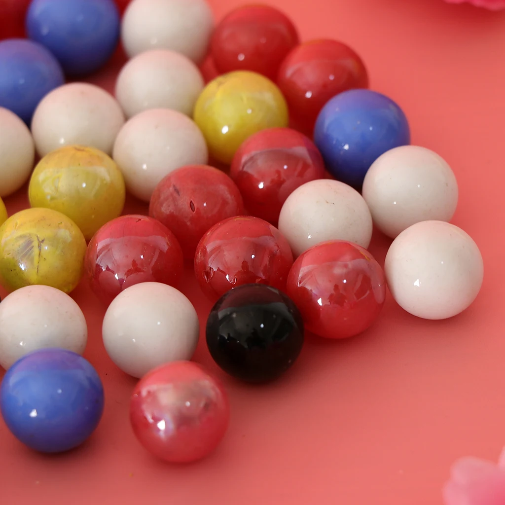 90x 16mm Glass Beads Marbles Ball Run Chinese Checkers Toys Fish Tank Decor 90x 16mm Glass Beads Marbles Ball Run Chinese Checkers Toys Fish Tank Decor