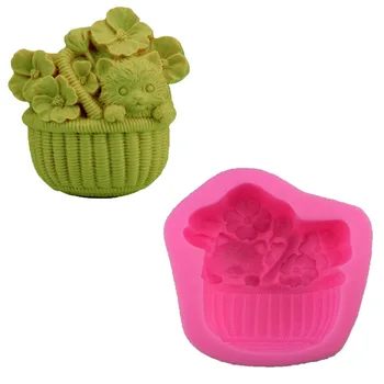 Flower Cat Bamboo Basket Silicone Fondant Soap 3D Cake Mold Cupcake Jelly Candy Chocolate Decoration Baking Tool Moulds H438
Flower Cat Bamboo Basket Silicone Fondant Soap 3D Cake Mold Cupcake Jelly Candy Chocolate Decoration Baking Tool Moulds H438