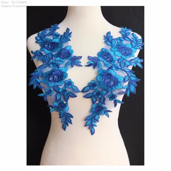 Free Shipping 1Mirror Pair=2pcs x New Dark Blue/Blue Flower Embroidery Lace Appliques Trim Patch Dance Dress Decorating PBNC122B
Free Shipping 1Mirror Pair=2pcs x New Dark Blue/Blue Flower Embroidery Lace Appliques Trim Patch Dance Dress Decorating PBNC122B