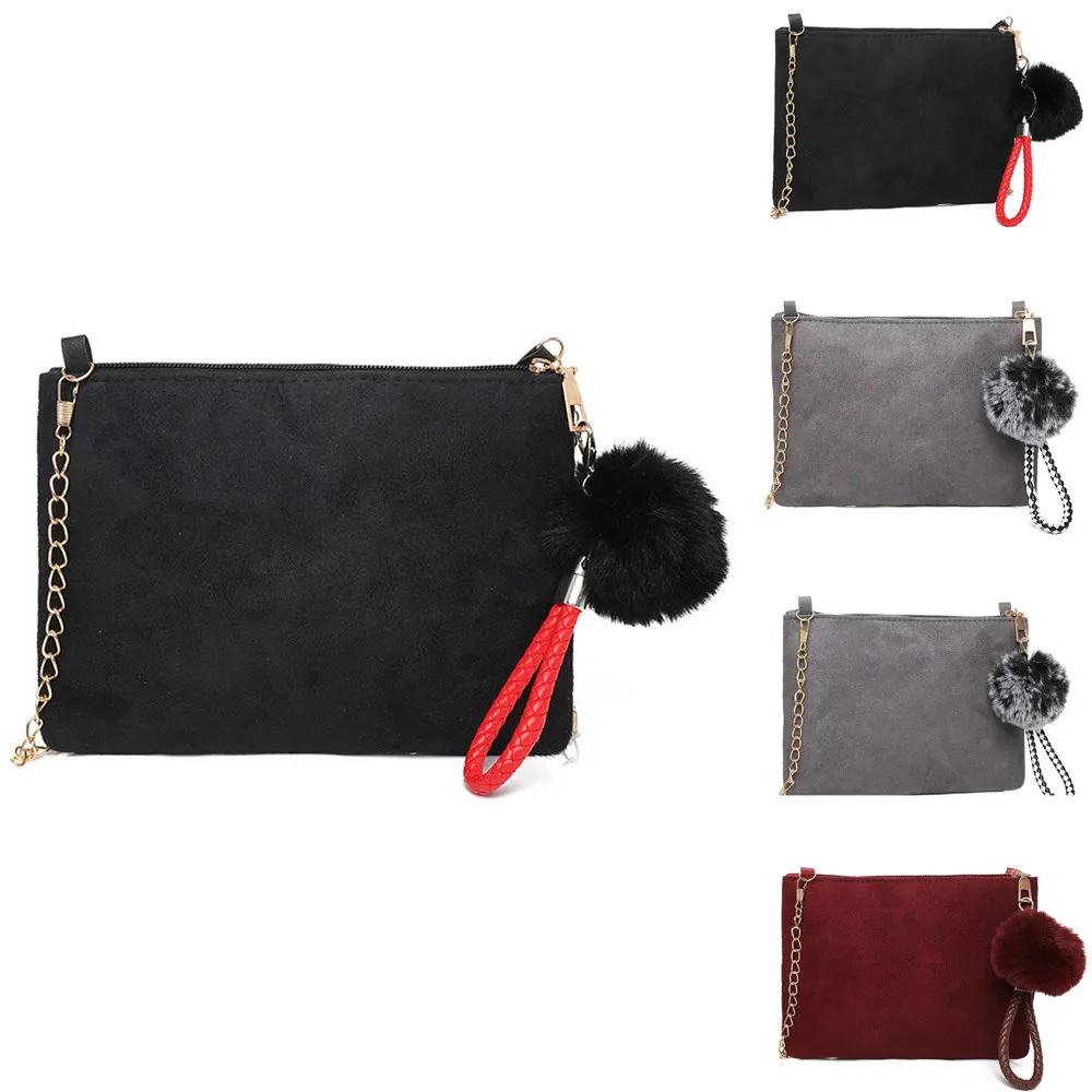 Women's Clutch Bag Simple Hairball Suede Shoulder Bags Enveloped Shaped Small Messenger Shoulder Bags Female Handbag Carteira #
Women's Clutch Bag Simple Hairball Suede Shoulder Bags Enveloped Shaped Small Messenger Shoulder Bags Female Handbag Carteira #