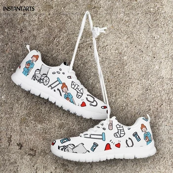 INSTANTARTS Premium Sketch Physio Nurse Pattern Woman's Sports Shoes Breath Lace-up Sneakers Ladies Summer/Autumn Running Shoes
INSTANTARTS Premium Sketch Physio Nurse Pattern Woman's Sports Shoes Breath Lace-up Sneakers Ladies Summer/Autumn Running Shoes