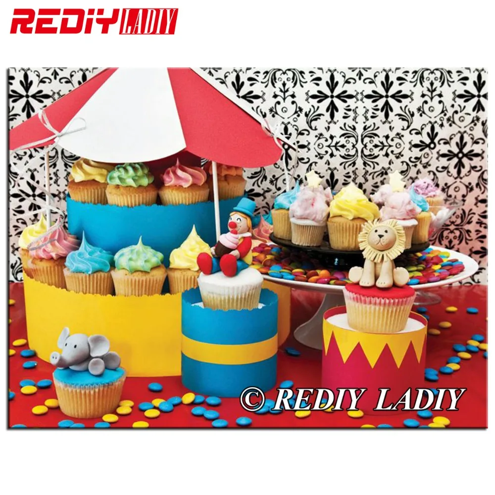 REDIY LADIY 5D Diamond Painting Cross Stitch Cupcake Circus Crystal Mosaic Needlework Square Diamond Embroidery Home Decorative
REDIY LADIY 5D Diamond Painting Cross Stitch Cupcake Circus Crystal Mosaic Needlework Square Diamond Embroidery Home Decorative