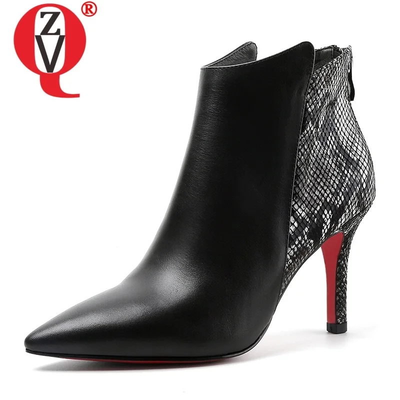 ZVQ woman shoes 2019 autumn winter new high quality genuine leather ankle boots outside super high heels zip party ladies shoes
ZVQ woman shoes 2019 autumn winter new high quality genuine leather ankle boots outside super high heels zip party ladies shoes