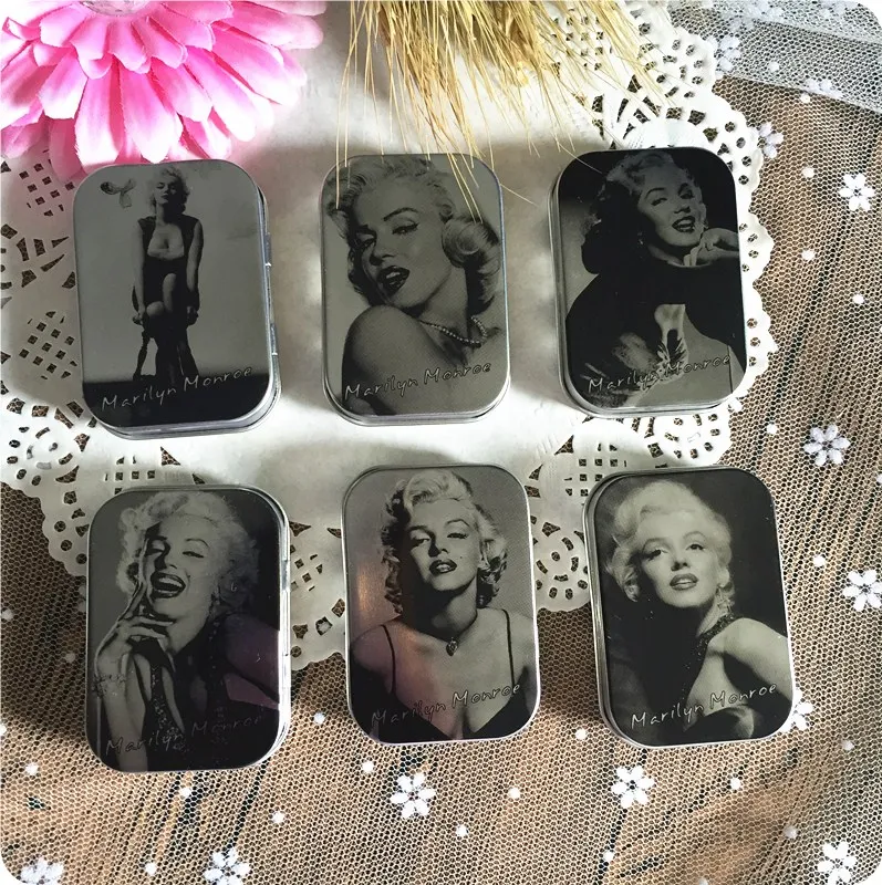 432pcs/lot 5.8*3.8*1.6cm Classic Marilyn Monroe Ring Earring Jewelry Storage Iron Case Tin Box Gift Packaging Box
432pcs/lot 5.8*3.8*1.6cm Classic Marilyn Monroe Ring Earring Jewelry Storage Iron Case Tin Box Gift Packaging Box