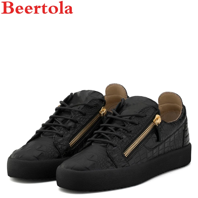 Beertola Italian Style Men Shoes Flats Lace-up Snakeskin Totem Unisex Sneakers Shoes Round Toe Zippers Casuals Shoes Homme 38-45
Beertola Italian Style Men Shoes Flats Lace-up Snakeskin Totem Unisex Sneakers Shoes Round Toe Zippers Casuals Shoes Homme 38-45
